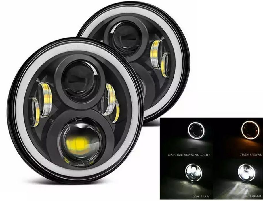 Фара Оптика 7д Нива Камаз Зил Nissan Toyota FJ ВАЗ оригинал СТГ Led H4