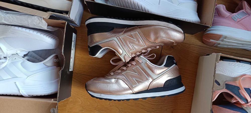 Buty rozm 39 wkładka 25,5 cm Adidas New Balance Puma 5 par