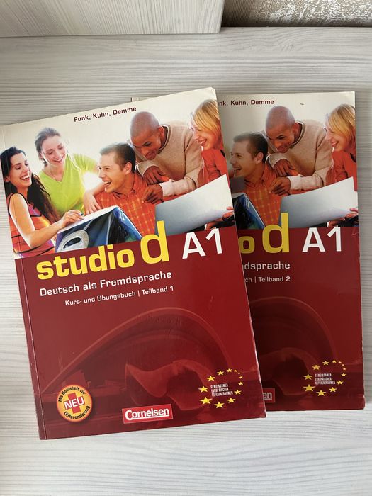 Підручник німецької мови Studio D a1 Cornelsen +зошит