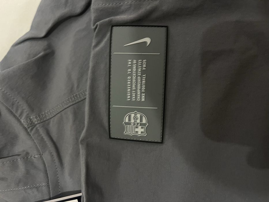 Куртка Nike FC Barcelona 25/26 Tech сірий оригінал , чоловічий теч