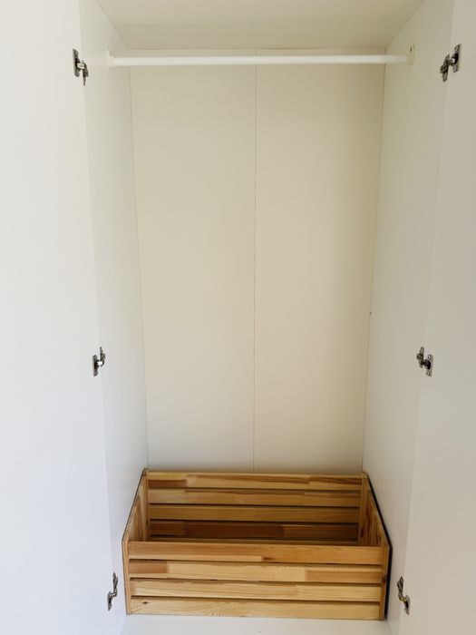 Roupeiro branco de 3 portas do IKEA