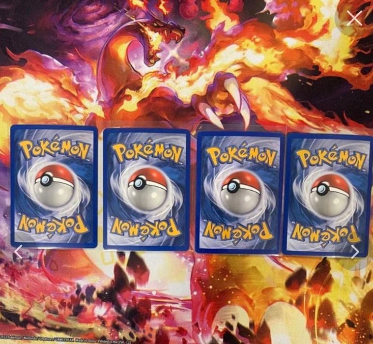 Lote de cartas Pokémon 2004/2006 em português