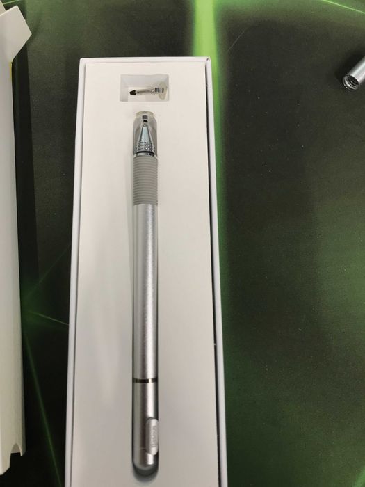 Rysik do ekranów precyzyjny 2w1 Srebrny