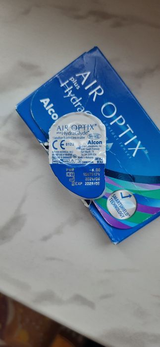 Лінзи AIR OPTIX plus HydraGlyde-6.00