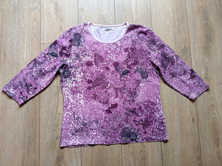 Bluzka z 3/4 rękawem, rozmiar 42