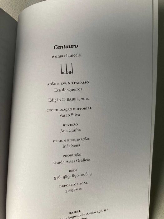 Adão e Eva no Paraíso, de Eça de Queiroz