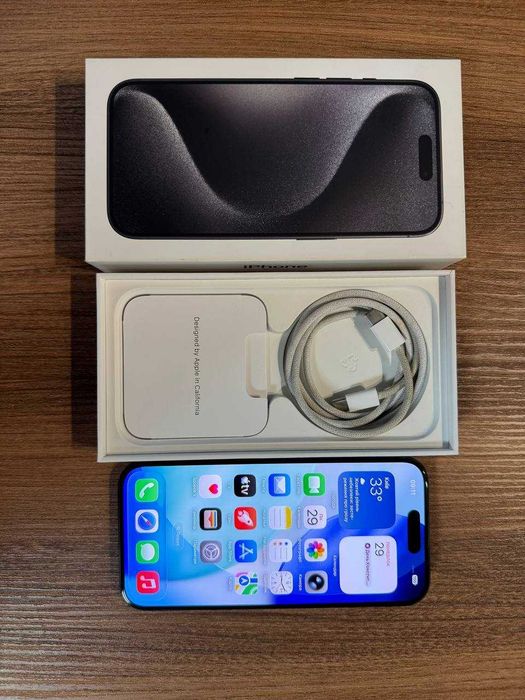 iPhone 15 Pro 128GB Black Titanium