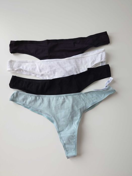 Zestaw 4 par stringów Primark S