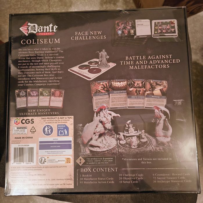 Dante: Inferno BOARD GAME ENG