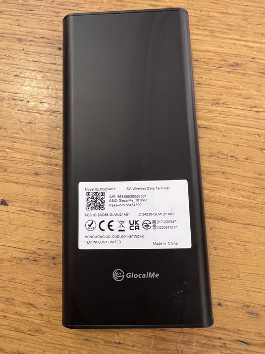 GlocalMe U50 Numen Air 5G Mobile WiFi Hotspot Router