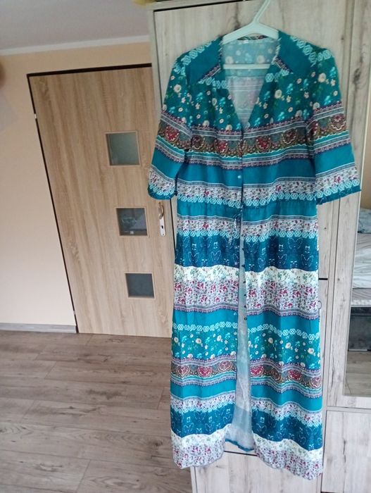 Sukienka Boho w fajne ciekawe wzory