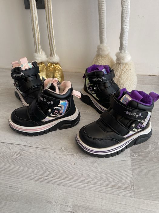 Ботинки зимові для дівчинки, чобітки зимові 24-29рр