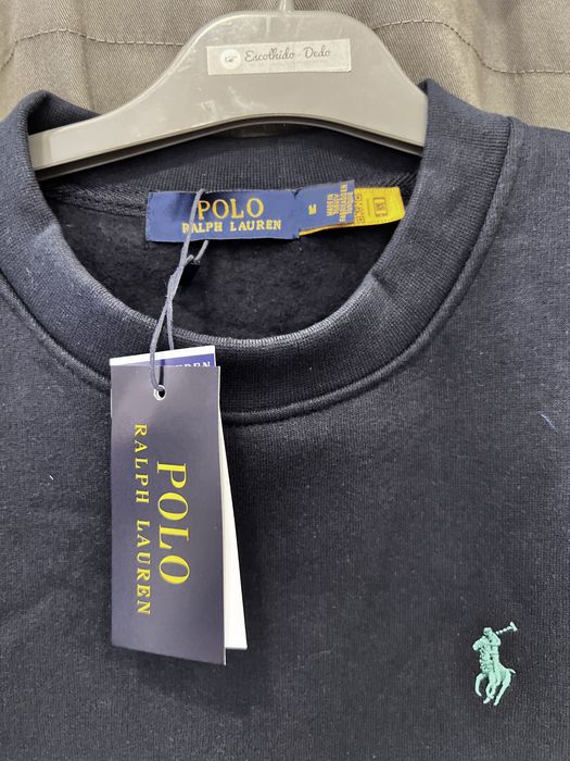 Sweat cardada azul Polo Ralph Lauren - NOVO