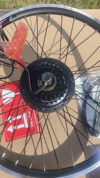 Zestaw do konwersji roweru elektrycznego 36/48V tylne koło 28 cali, 250,350,500-1000W  Nowy