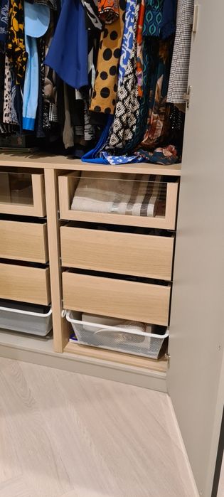 IKEA 5 szuflad do szafy wraz z półkami