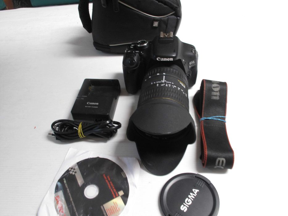 Canon 600D + 28-70mm 2.8 bom estado, mas não liga -Ver descrição