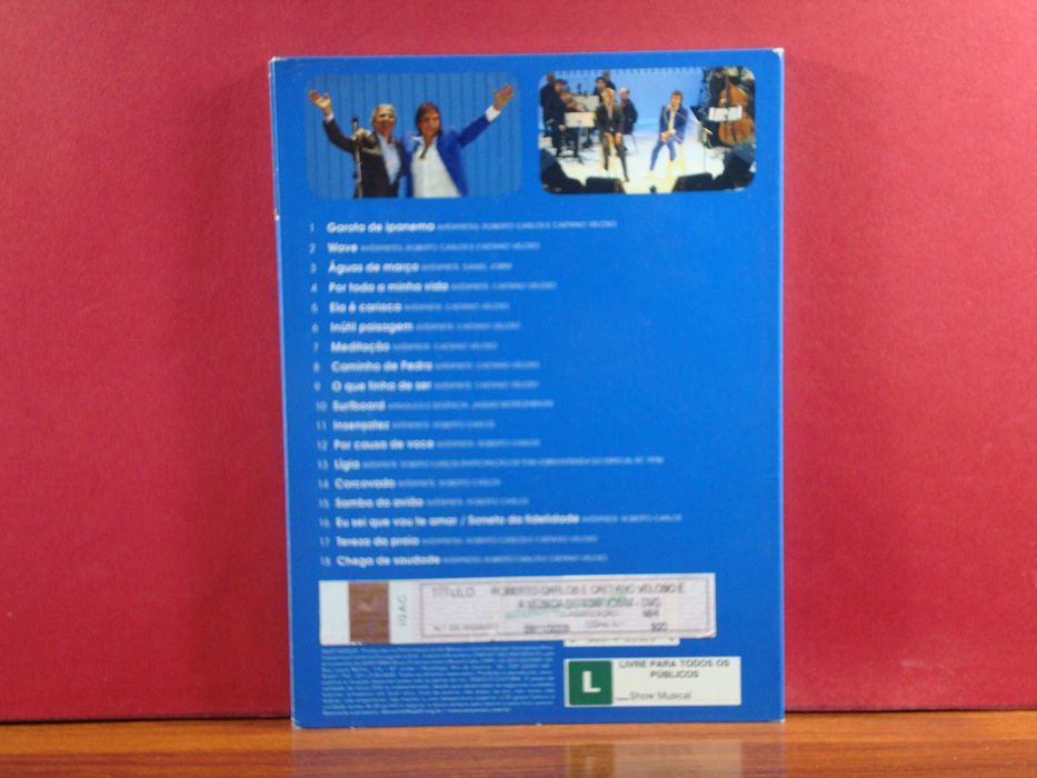 Roberto Carlos E Caetano Veloso - E A Música De Tom Jobim / Mint / DVD