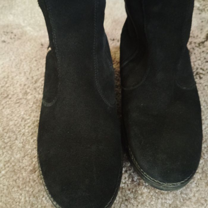 Ботфорди натуральна замша!!!