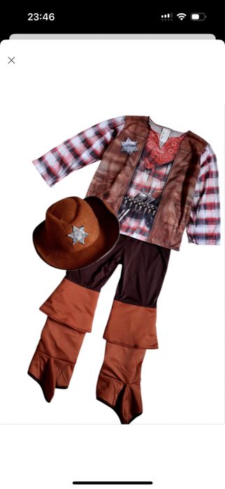 Новорічний костюм ковбоя 122-128 см