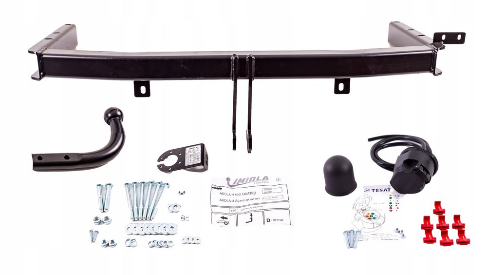 hak holowniczy audi a4 b6 b7 sedan+kombi+quattro 00-07 polski hak