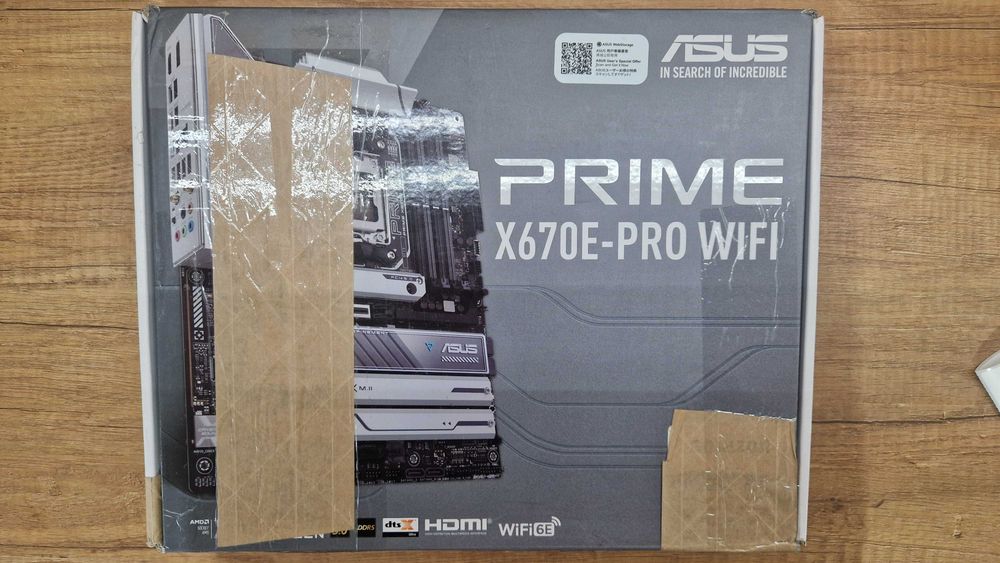 Płyta główna ATX ASUS X670E-PRO WIFI box gwarancja nr. 406115