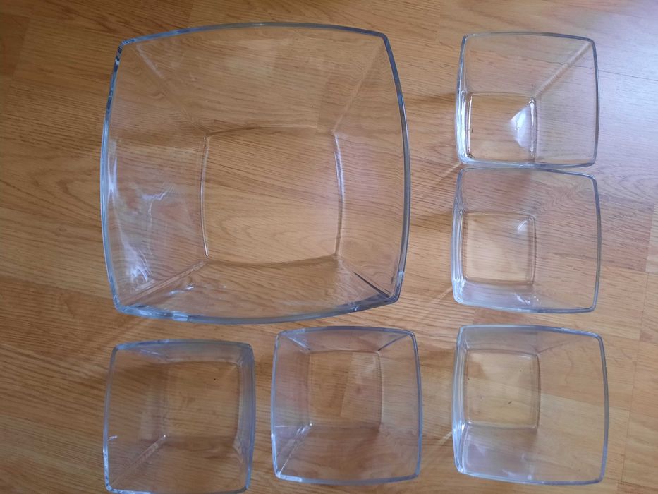 Conjunto de Saladeira com 5 tigelas