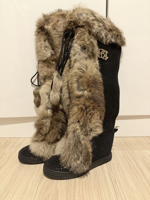 Kozaki BOOCI zamszowe