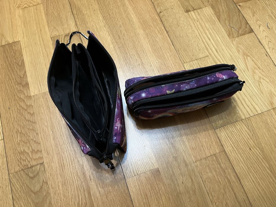 Mochila escolar Ghuts Unicórnio + 2 estojos