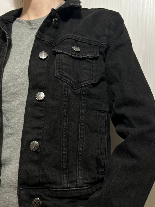 Джинсова куртка чорна