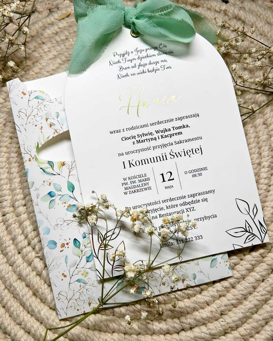 Zaproszenia na Komunię zaproszenia komunijne