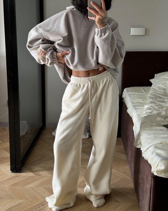 Флісові штани Flame of Desire з затяжками знизу