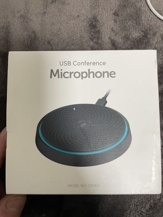 USB конференц-мікрофон OSM09 | Новий | Для Zoom, Teams, Skype