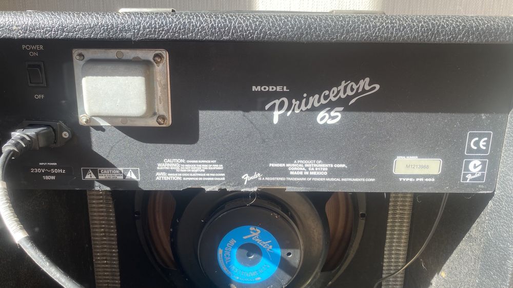 Fender princeton 65 комбопідсилювач