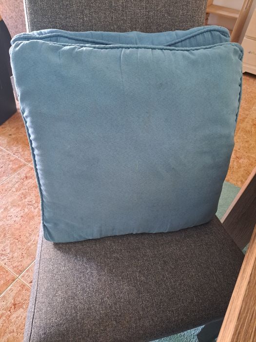 2 almofadas com enchimento oferta do 3 almofada