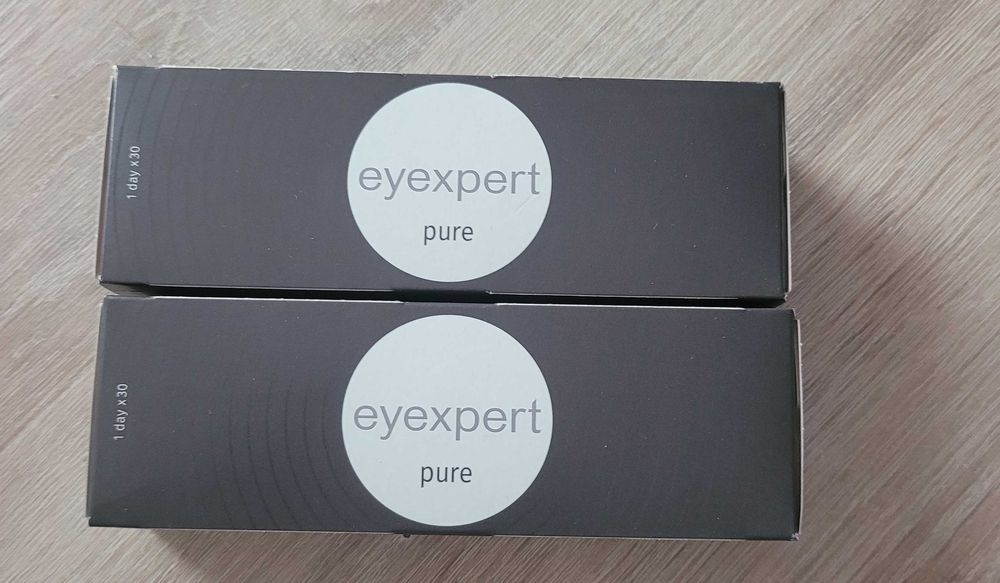 Soczewki jednodniowe firmy EYEXPERT zestaw 2x30sztuk