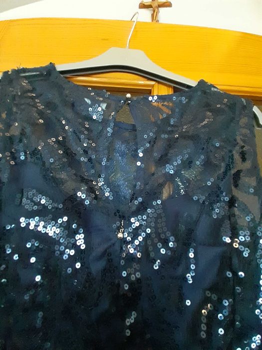 Suknia wieczorowa niebieska