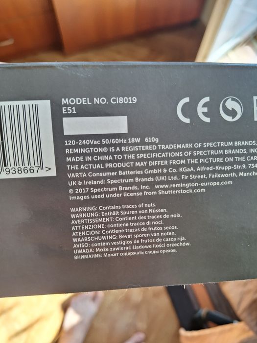 remington cI8019 плойка автоматична
