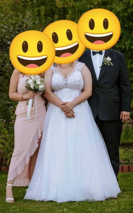 Suknia ślubna wzrost 170cm + obcas