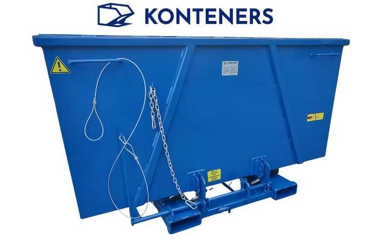 Kontener samowyładowczy Koleba 2m3 piasek/beton/gruz/drewno/ koliba