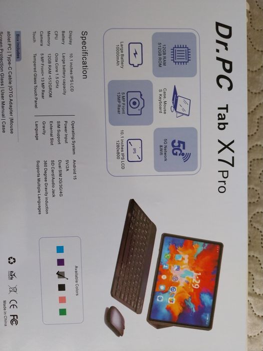 Vendo tablet PC novo