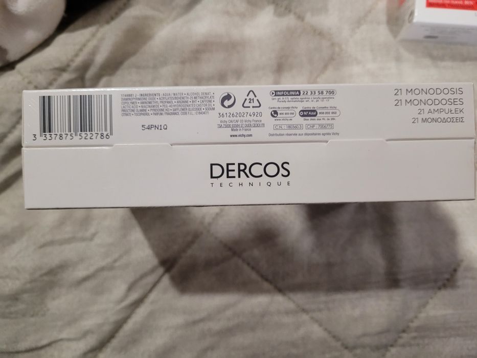 Ampolas (21) antiqueda de cabelo da Vichy para Mulher NOVO