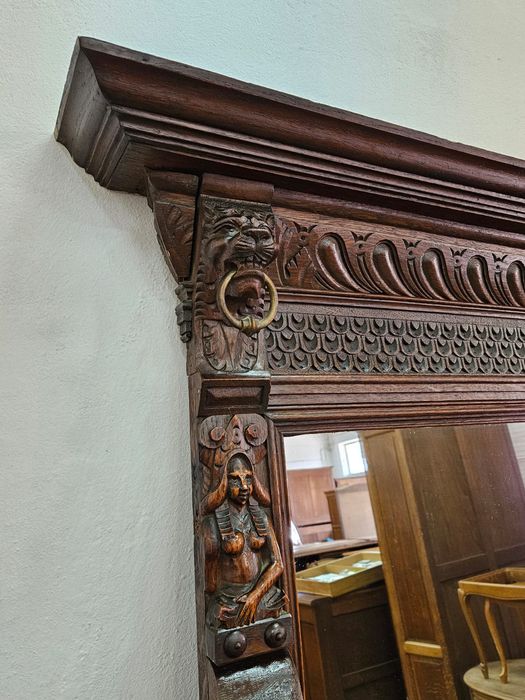 Duże lustro neorenesansowe Francja /