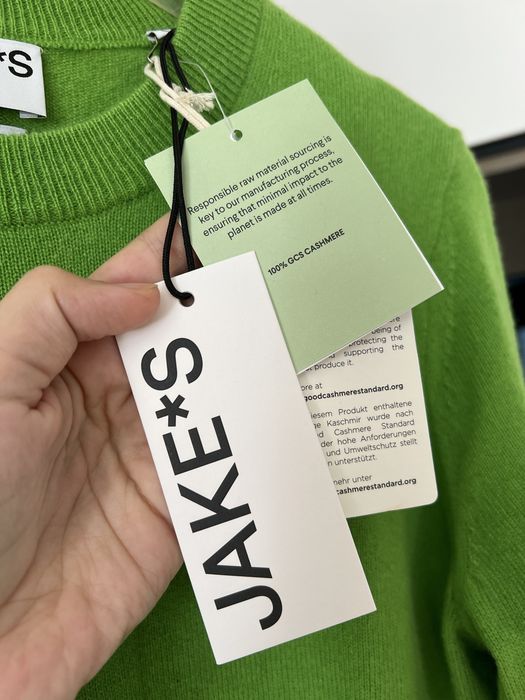Kaszmirowy sweter zielone jabłko