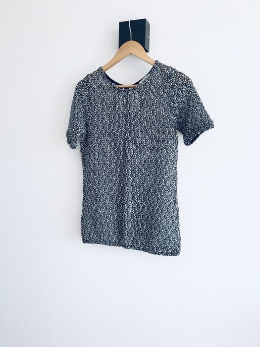 Sweter grafit melanż Quiosque basic szary