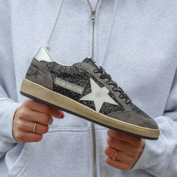 Кросівки Golden Goose Ball Star Black Silver Star premium