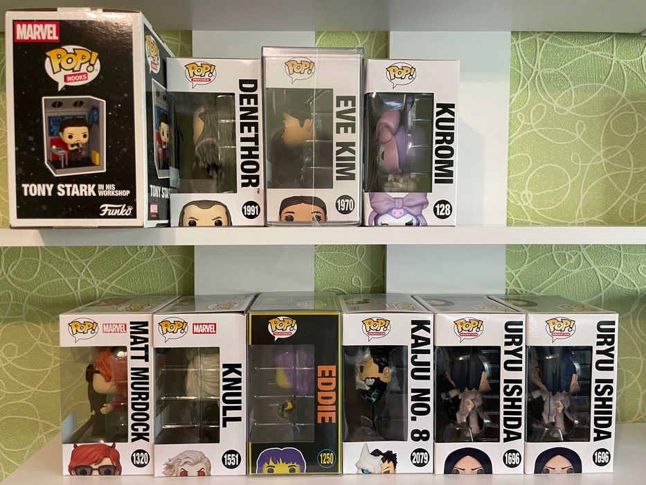 Funko Pop Denethor Eddie Kuromi Iron Man Uryu Ishida Kaiju No. 8 Eve Kim Knull Фанко поп