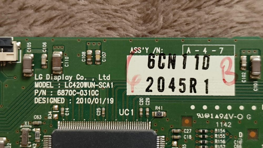T con logika  LC420WUN-SCA1