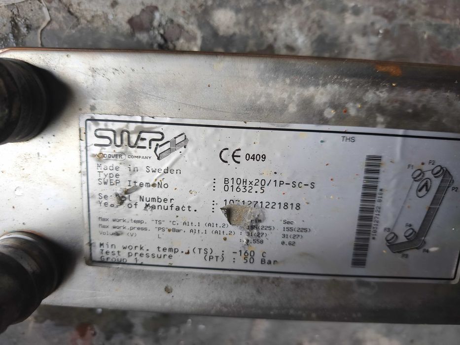Wymiennik ciepła SWEP - 3 szt