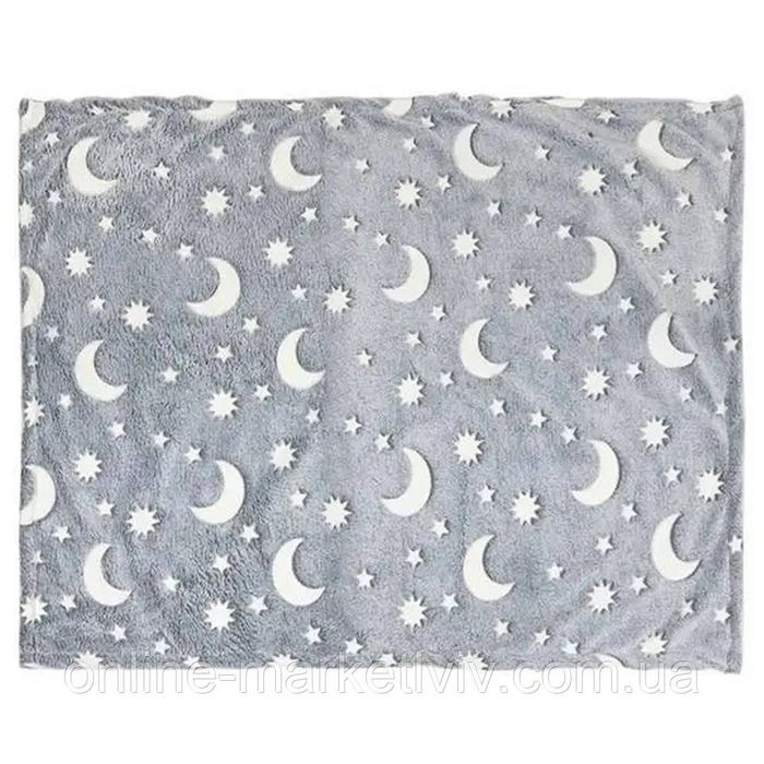 Новий плед, що світиться у темряві 160×120 см