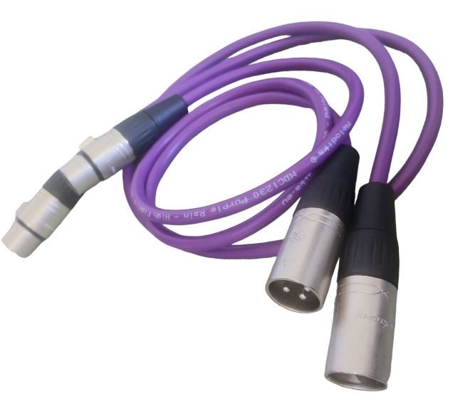 Interkonekt HiFi 2x 0.75m XLR Melodika MDC1230 OFC